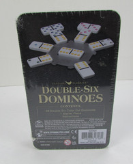 Spin Master Cardinal Classics Double-Six Dominoes 28 Tiles Tin Case New Sealed