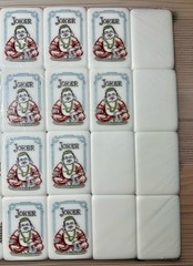 American Mahjong Tiles 160 Engraved 1.4” Acrylic Tiles •Racks & Pushers •Mat