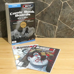 100 Pack – BCW Current Age Comic Book Backer Boards Acid Free 24PT 6″ X 10 1/2″