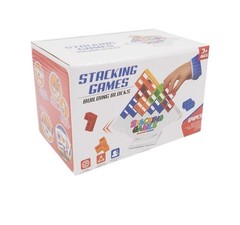 Tetra Tower Balance Game – 48PCS 3D Stacking Puzzle Blocks Educational STEM Toy