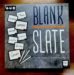 USAopoly Blank Slate Party Word Game 3-8 Players Dry-Erase Quick to Learn New