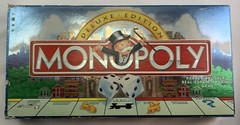 1995/98 Deluxe Monopoly Game (Long Box) Parker Brothers Complete Very Good Cond