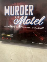 Murder At The Motel Board Game Hunt A Killer Mystery 2020 Gnomish Hat Sealed