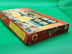 Vintage Calling Superman News Reporting Board Game Daily Planet Transogram 1954