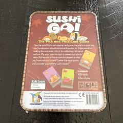 Sushi Go! Gamewright Card Game 2-5 Players Ages 8+ Tin Box Brand New In Shrink!