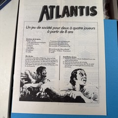 Escape From Atlantis Waddington French-Canadian 1987 Edition