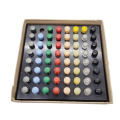 Hoodoo 1950s Solitaire Game Plastic Pegs Puzzle Tryne Co Original Box 1 Player