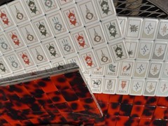 Lotus mahjong tiles