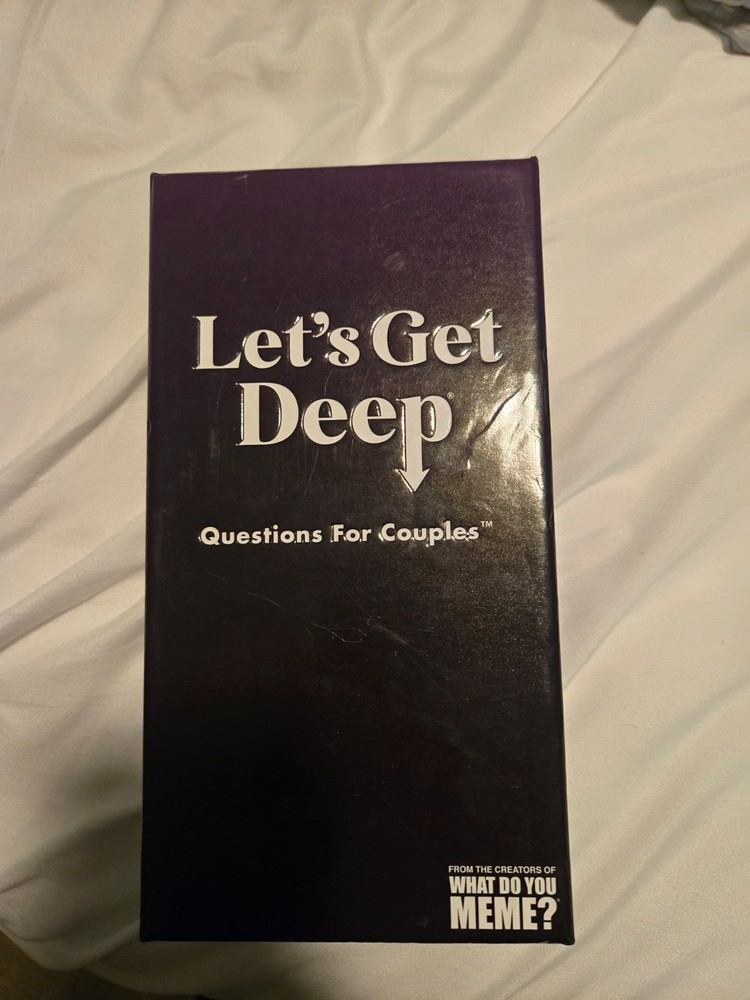 Lets Get Deep Questions For Couples Game Card Game For Date Night