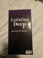 Lets Get Deep Questions For Couples Game Card Game For Date Night
