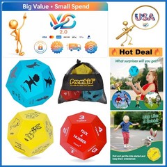 Premkid Kids Exercise Foam Dice Set for Indoor Outdoor Fun Learning Games