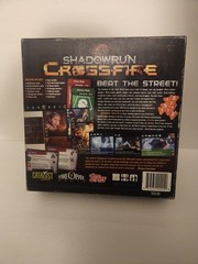 Shadowrun Crossfire Cooperative Deck-Building Fully Sleeved Complete Preowned