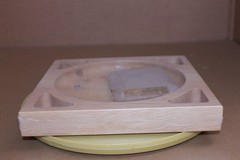 OPEN BOX / Square Roulette Board Game Wood