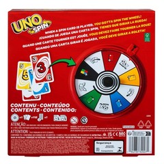 UNO Spin Card Game for Kid, Adult & Family Nights, Play with Spinner, New Cha…