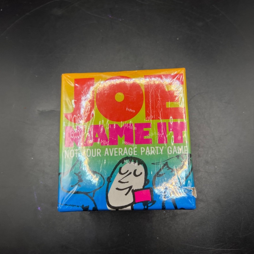 Sealed Joe Name It Party Game Gamewright Ages 12 & Up 2+ Players Die & Cards NIB