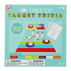 3-in-1 target trivia board game, Holiday Gift Idea.