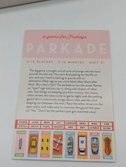 Facade Games Parkade Board Card Game Word Games and Parking Cars New (Open Box)