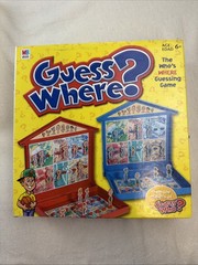 Guess Where COMPLETE Milton Bradley 2004 Who Rooms Pets People Tabs