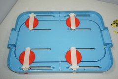 Vintage 1970 Ideal Toy Corp. Sure Shot Hockey Table Top Marble Game