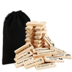 Naughty Tumble Tower Game for Adults – Fun Couples Date Night & Valentine’s Gift