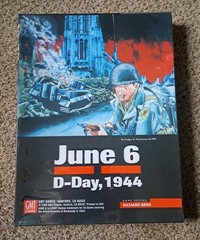 Sealed 1999 GMT Games June 6 D-Day, 1944 #9902 Strategic War Game Dented Box T