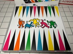 KEITH HARING Vilac Backgammon Set Jeu De Dames Complete In Box CIB Full Set Art