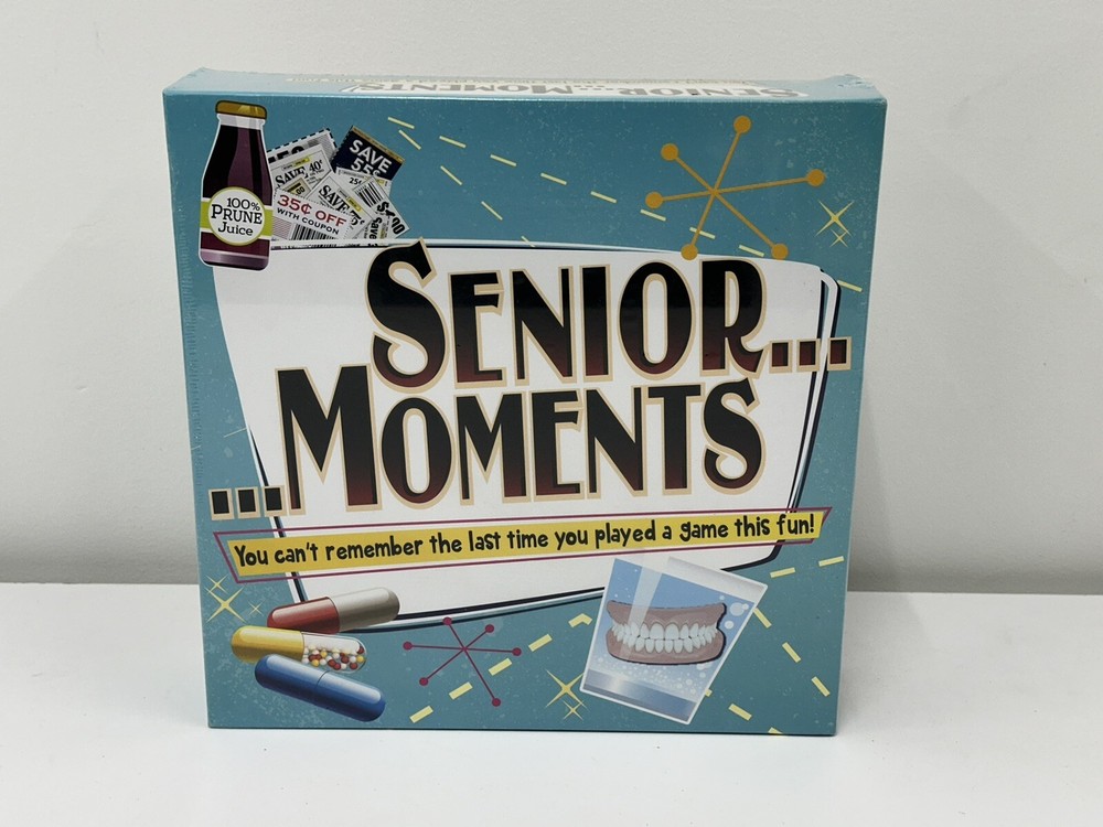Senior Moments Board Game TDC Games 12- Up 2-8 Players New Sealed