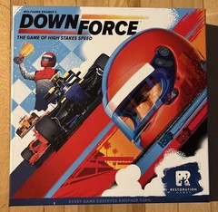 Down Force Board Game High Stakes. Used.Ages8+;Players2-6;30-45min