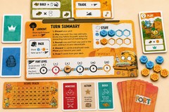 FORT Deckbuilding Card Board Game Leder Games Complete 2020 1st Edition EUC