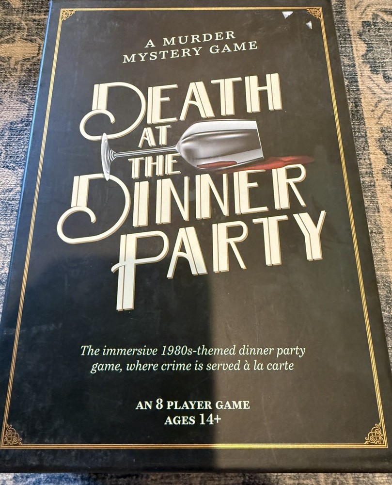 Death At The Dinner Party: A Murder Mystery Board Game NIB New