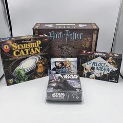 Board Game Lot 5 Hogwarts Battle Starship Catan Lovelace Star Wars Sword Art