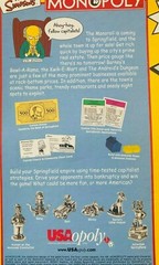 The Simpsons Monopoly Board Game (2001) Welcome to Springfield Brand New Open BX