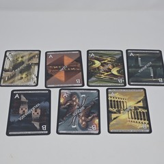 7 Wonders Board Game Repos Production 2010 Complete + Sleeves & Travel Band