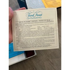 Trivial Pursuit Master Game Genus Edition Unisex OS Blue Good Vintage 1984 Board