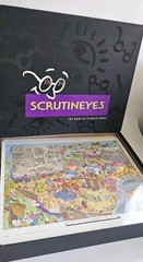 Mattel Scrutineyes Board Game 1992 Vintage Hersch Edition, Complete Preowned