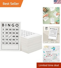 Reusable Bingo Card Set – 180 High-Quality Sheets for Parties & Group Activities