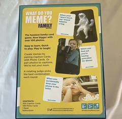 What Do You Meme? Family Edition Board Game See Pics Missing Easel Only