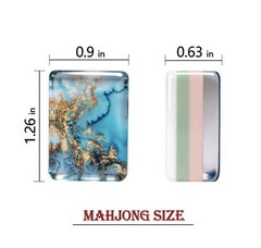 New high-end Blue Ocean Series American Mahjong Tiles set ,160 tiles.