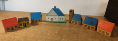 Toy Suitcase Doll Cuckoo Clock Castle Cradle Houses Village Animals Fairytale Wall Art