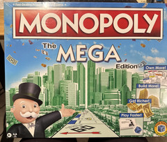 Monopoly MEGA Edition Board Game – Family Fun Game Night Kids & Adults