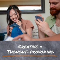 BLANK SLATE, Where Great Minds Think Alike, Fun Family-Friendly Board Game, Word