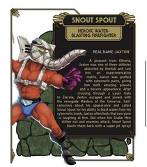 CMON KSE SNOUT SPOUT Stretch Goal MASTERS OF THE UNIVERSE CLASH FOR ETERNIA MOTU
