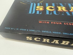 Vintage 1954 Spears England Deluxe Scrabble