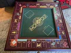 Franklin Mint MONOPOLY Collector’s Edition Wood Board Game 1991 Complete* W/ COA