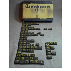 Eye Rest Anagrams for All Word Games Embossing Co #3015 90 Tiles DMG