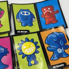 Amazing Graphics Stickers – European Turkey release Urban Toys Gogos Crazy Bones