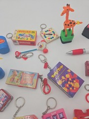 Vintage Y2K Mini Board Game Keychain Toy Lot Of 25 Toys Hasbro 90’s