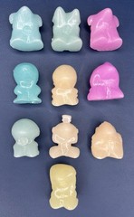 Lot of 10 Geloucos Coca-Cola Aliens – Damaged, Cracks or Chips Like Crazy Bones