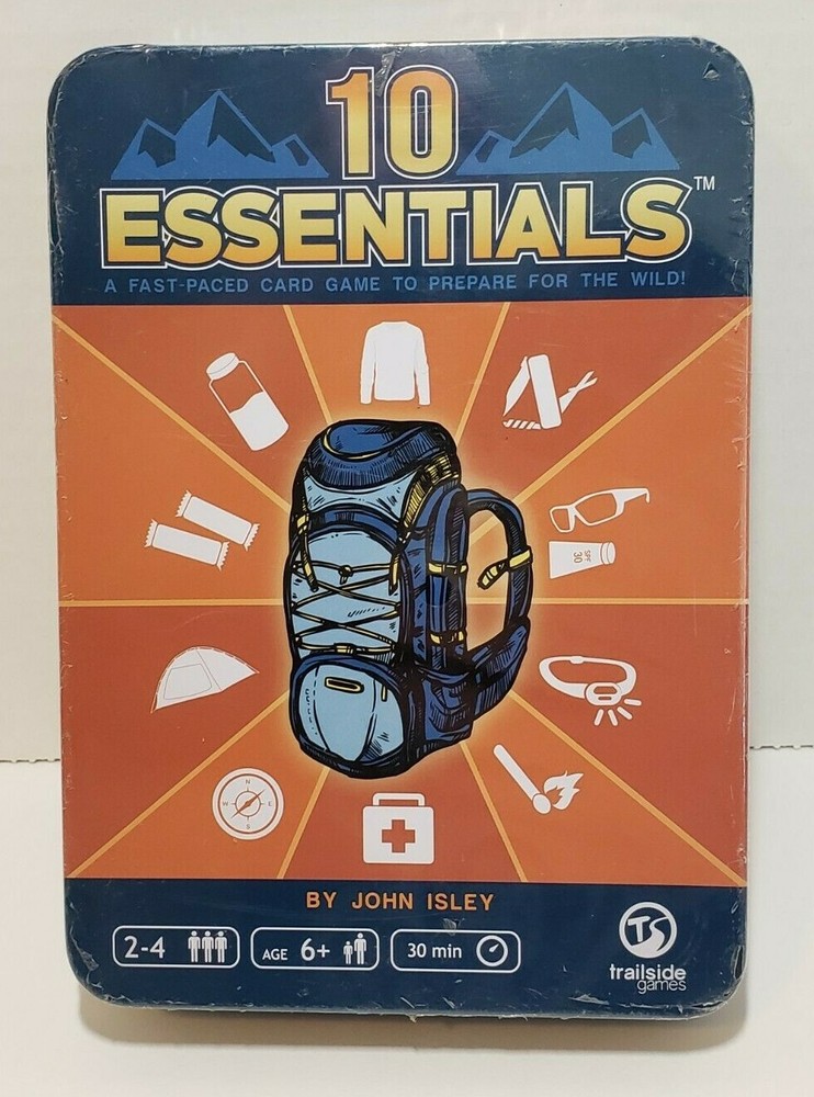 10 Essentials : A Fast-Paced Card Game To Prepare For The Wild! – 95 Cards – NEW