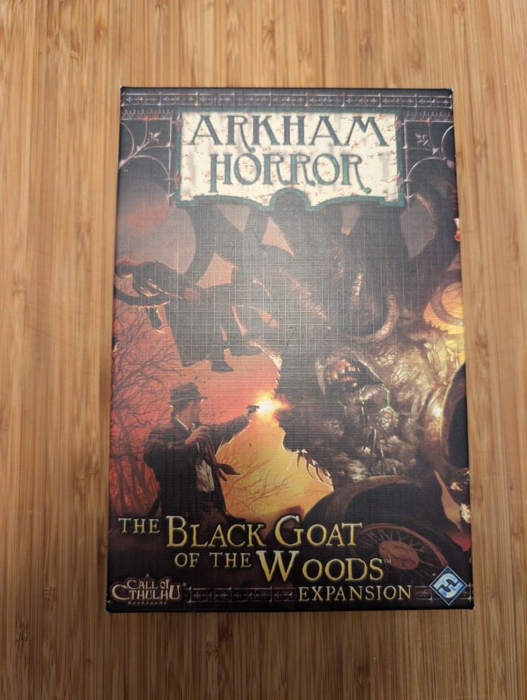 Arkham Horror The Black Goat of the Woods Expansion COMPLETE OOP FFG 2008